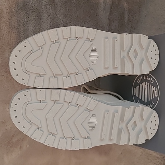 Palladium Men's Baggy High-Top Canvas Boots Vapor Metal Mens 12 - Picture 4 of 6